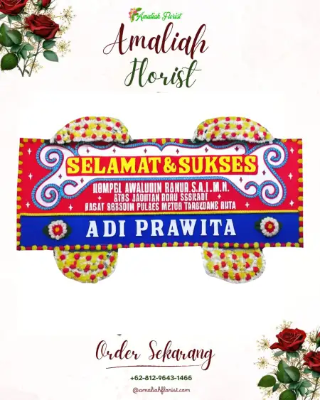 Papan Bunga Ucapan Selamat Ulu Ogan